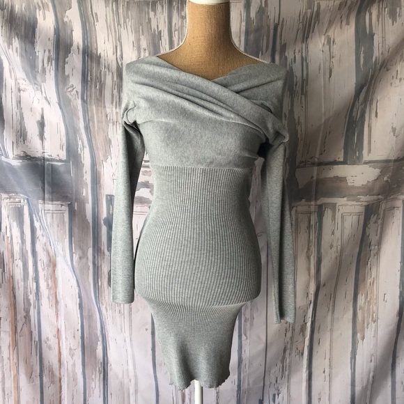 LAST ONE! ▪️Grey sweater dress - Picture 2 of 5